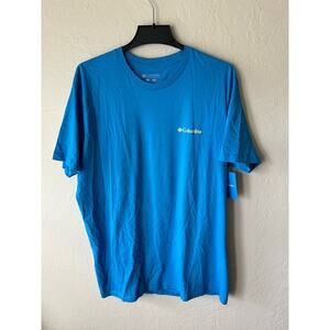 Men's Columbia Short Sleeve T-shirt in Blue, Size XL